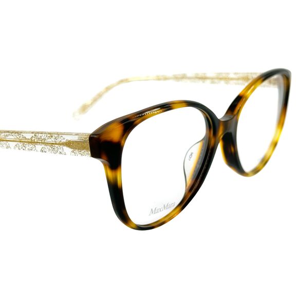 Max Mara MM1380 F Womens Plastic Eyeglass Frame 0086 Dark Havana 54-17 main image 5